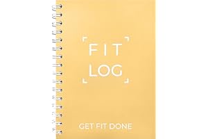 Cossac Fitness Journal & Workout Planner - Designed by Experts Gym Notebook, Workout Tracker,Exercise Log Book for Men Women