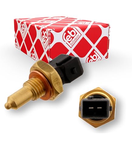 febi bilstein 34762 sensore temperatura refrigirante / termico con anello di tenuta e molla di ritegno | AUDI, SEAT, VW