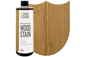 GRAIN GUARD Tinte para Madera | PINO DECAPADO ANTIGUO | 500ml | Base de Agua y Bajo Olor | Ecológico y No Tóxico | Tinte para Muebles de Interior | Fácil Aplicación | Secado Rápido