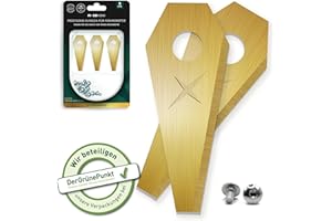 FixedNow Titan Mähroboter Ersatzmesser Set [9st] Kompatibel mit Bosch Indego, und Honda HRM, Ultrascharfe, Ersatzklingen Rasenroboter Messerset, Ersatzteile für Automower, Messerklinge