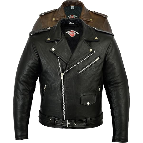 Cowhide Leather Jacket – RockABILLY CHOPPER BIKER LEATHER JACKET