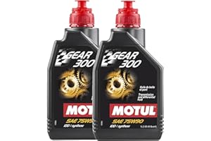 WOL WORLD OF LUBRICANT WOL-Motul Gear 300 75W90 Racing Gearbox Oil Differential Full Synthetic 105777 Gear Oil Additives (2 L)