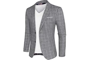 PJ PAUL JONES Herren Sakko Sportlich Regular Fit Business Anzugjacke Modern Freizeit Blazer mit 2 Knöpfe