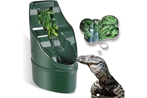 Neptonion Reptil Chamäleon Cantina Trinkbrunnen Wassertropfer kommt mit Fütterung Zange und Frosted Pinzette für Amphibien Insekten Eidechse Schildkröte Schlange Spinne Frosch Gecko