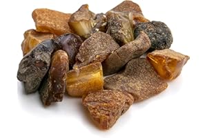 Raw Amber Stones – Natural Baltic Resin Unpolished Loose Stone Crystal Ambar Piedra for Crafting Jewelry Making and Beads Polishing Mix Color - Amber Culture