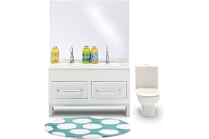 Lundby 60.9007.00 - Estocolmo: Juego de baño (Muebles de casa de muñecas)