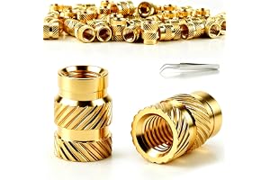 mawmuaw 150 stycken gänginsats M3 x 4 x 5 mm smältgänga mässing