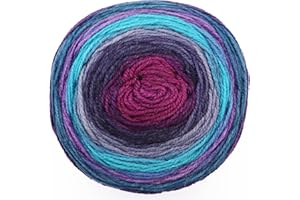 LIDIA CROCHET TRICOT Lollipop- hilo de lana multicolor, lana, hilo de tejer, hilo de ganchillo (150 gr/ovillo ; 14 colores) (empresa española/envío desde España) (808)