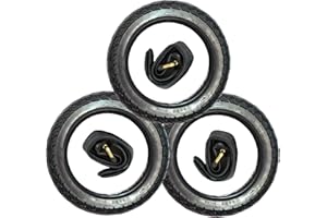 3X Reifen Pass + 3X CBK-MS® Schlauch 12" 12 1/2 x 2 1/4 = 62-203 z.B. für Kinderwagen Roller Anhänger