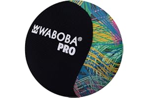 Waboba Pro Water Bouncing Ball – High Performance Ball That Skips & Bounces on Water, Durable Outdoor Pool, Lake & Beach Toy for Teens & Adults - Colorful Lines