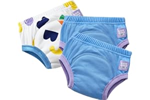 Bambino Mio Wiederverwendbare Töpfchen-Trainingshose 3er-Pack (2-3 Jahre - Blau Pop) Für Jungen Und Mädchen, Baby und Kleinkind
