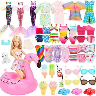 Vestido De Muñeca De 15 Cm De Moda Con Mini Tocado, Ropa De Muñeca Para Vestido De Muñeca De 15 Cm De Moda Con Mini Tocado, Ropa De Muñeca Para
