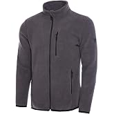 Ghassy Co. Erkek Pro R&uuml;zgar Ge&ccedil;irmez 5 Cepli Outdoor Tam Fermuarlı Polar Ceket