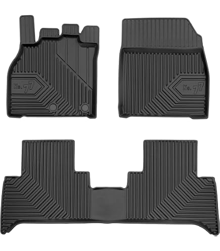 MOTOS Set di tappetini in gomma e tappetini per il bagagliaio per Renault Scenic IV 2016-2020 Migliorate il vostro comfort di viaggio con il tappetino antiscivolo per auto - tappetino per auto