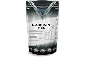 ‎SYGLABS NUTRITION L-Arginin HCL - 1000g Pulver Premium L-Arginin Hydrochlorid - durch Fermentation - ohne Zusätze - vegan