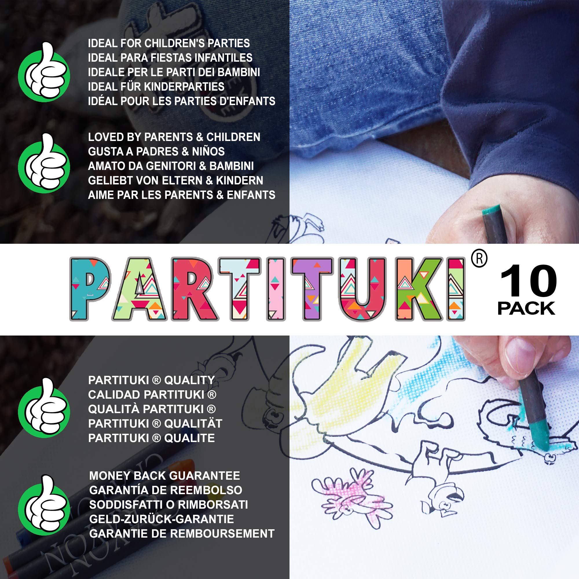 Petits-Cadeaux-Anniversaire-Partituki-Lot-de-10-Sacs--Colorier-pour-Enfants-avec-des-Cires-Colores-Dtail-pour-Ftes-danniversaire-des-Enfants-Pignata