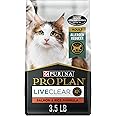 Purina Pro Plan Allergen Reducing, High Protein Cat Food, LIVECLEAR Salmon and Rice Formula - 3.5 lb. Bag