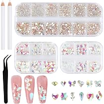 1500 Stück Strasssteine Mit Flacher Rückseite – Glitzersteine Für Nail Art & Deko, Mehrfarbig