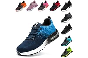 Baofular Scarpe Antinfortunistiche Uomo Donna Leggere Scarpe da Lavoro Comode Scarpe Sicurezza Antiscivolo Traspiranti