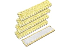 Flexble 5 Stück Mikrofaser-Wischbezüge für Kärcher Fenstersauger Pads WV2 WV5 WV6 Plus Prime Indoor 2.633-130.0