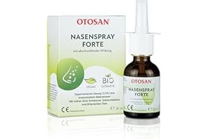 OTOSAN Forte natürliches Nasenspray 30ml mit Meerwasser und Biopflanzenextrakten | abschwellend, reinigend, befeuchtend | Medizinprodukt