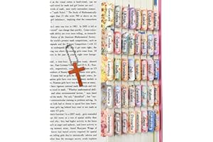 VANRA Bloom - Onglets de la Bible pour femme - 75 onglets laminés - Grand imprimé - Fournitures de journal de la Bible - Accessoires de résumé de livre
