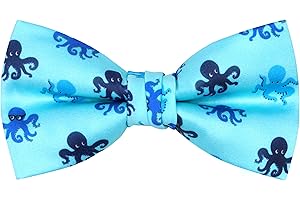 OCIA Pajaritas Hombre Originales Dinosaurio Animales Patrón Pajarita Pre-Atada Niños Pajarita Ajustable