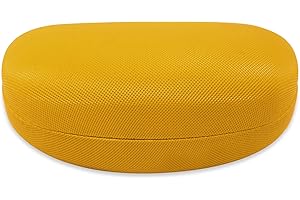 LAGO TERRA Portable Hard Shell Case For Glasses and Sunglasses (Large)