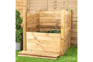 Lacewing™ 1000 Litre Easy Load Slotted Pressure Treated Pine Wooden Compost Bin