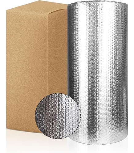 Aluminiumfolie Wärmedämmung - Reflektierende Heizkörperfolie 10m X 20cm, Energiesparend