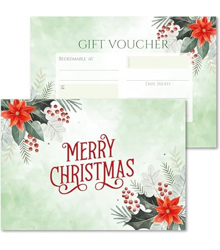 Blank Gift Certificates – Great For Small Business, Restaurant, Spa, Makeup, Hair Beauty Salon - View #9