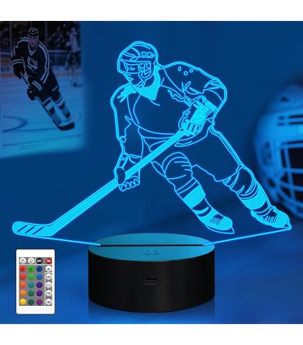Jinson Well 3D Skateboard-Nachtlicht – 7 Farben, Touch-Bedienung, Optische Illusion, USB-betrieben, Super Fürs Kinderzimmer