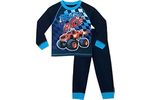 BLAZE AND THE MONTER MACHINES Blaze e Le Mega Macchine - Pigiama a Maniche Lunga per Ragazzi - Blaze & The Monster Machines