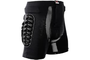 HYSENM Pantaloni Protettivi Bambini Pantaloncini Snowboard Uomo Donna Protezioni Pantaloni 3D Imbottito Equipaggiamento Protettivo Abbigliamento Protettivo Anca per Sci Ciclismo Pattinaggio