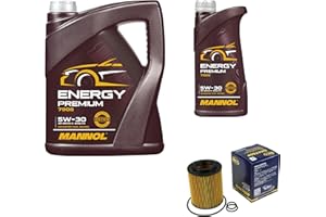 DIEDERICHS Filter Set Inspektionspaket 6 Liter MANNOL Motoröl Energy Premium 5W-30 API SN/CF SCT Germany Ölfilter