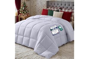 Utopia Bedding Piumone 220x240 cm, Piumino matrimoniale, Trapunta 100% Microfibra, Piumino Caldo (Bianco)