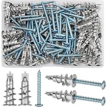Tasselli Per Cartongesso - 220 Pezzi Autoperforanti, Per Mensole, Tendaggi E Pareti Cave - Foto 8
