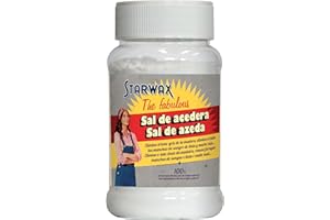 Starwax The Fabulous Sal De Acedera 400 Gramos - Polvo De Ácido Oxálico Inodoro E Incoloro, Blanquea Los Textiles, La Madera Y El Cuero, Elimina El Óxido, Blanco