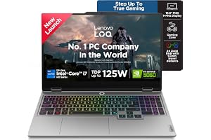 Lenovo LOQ Intel Core i7-13650HX | NVIDIA RTX 5060 8GB (16GB RAM/1TB SSD/144Hz Refresh Rate/572 AI TOPS/15.6" (39.6cm)/Windows 11/Office 2024/Grey/2.4Kg), 83JE01F0IN Gaming Laptop