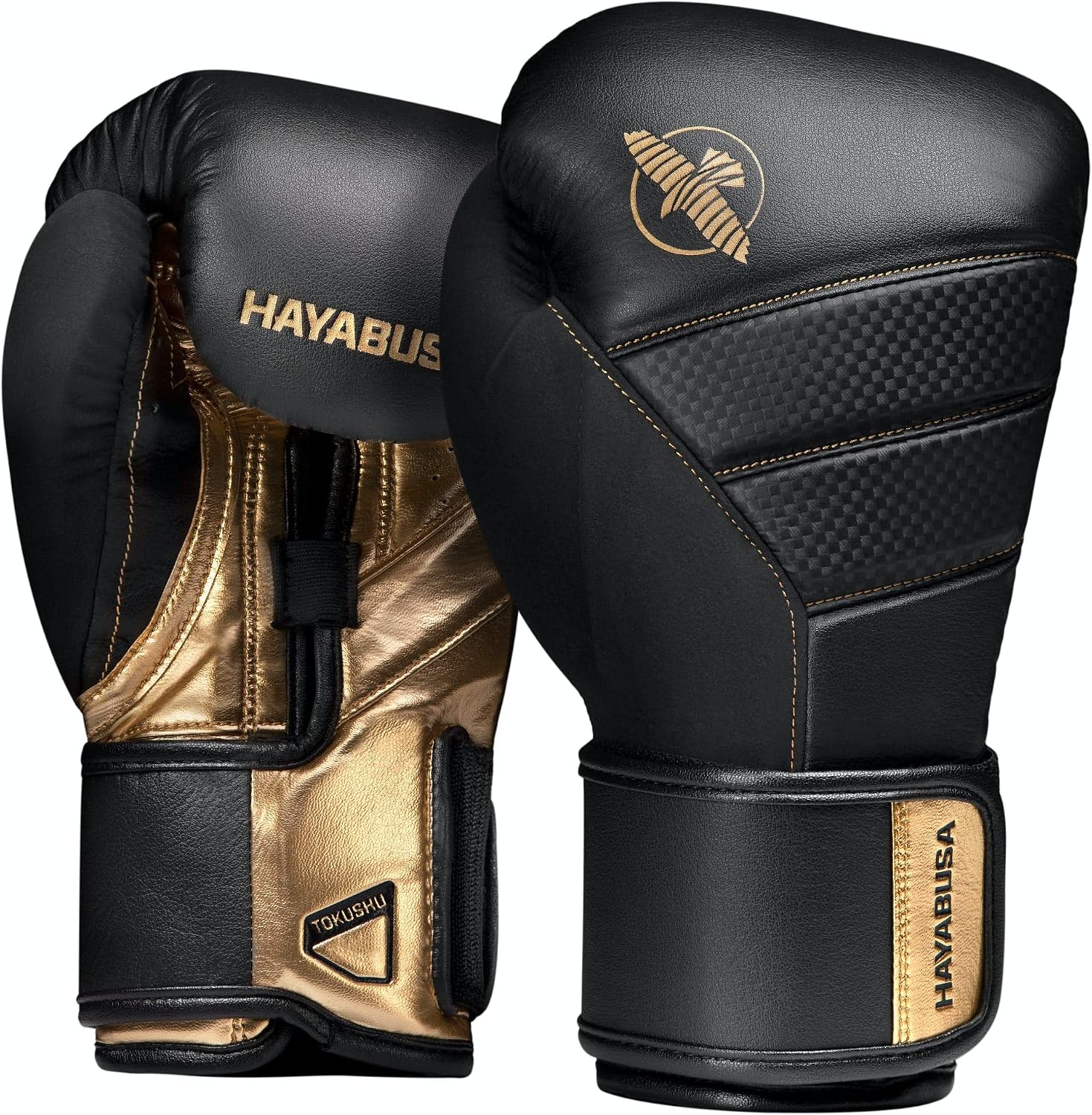 Hayabusa T3 Guantes de Boxeo para Hombres y Mujeres, protección de muñecas y Nudillos, Cierre de Gancho y Bucle Dual-X, Soporte de muñeca férula, Acolchado de Espuma de 5 Capas para Nudillos