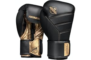 Hayabusa T3 Boxing Gloves for Unisex Splinted Wrist and Knuckle Protection, Dual-X Hook and Loop Closure, 5 Layer Foam Knuckle Padding