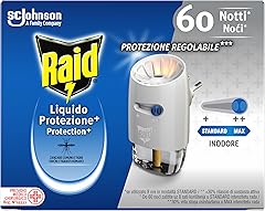 Raid Liquido Elettrico Protezione+ Antizanzare Comuni e Tigre 36ml