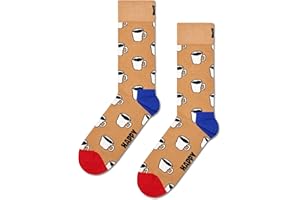 Happy Socks Design by Foods – Modelli di Hamburger, Pizze, Salsicce, Gelati e Birra – Calzini di Cotone in Divertenti Confezioni Regalo