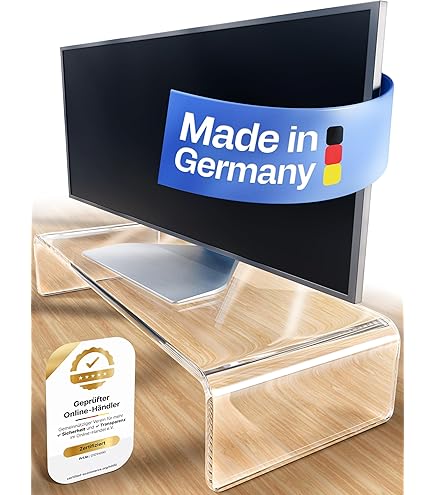 Melko TV-Aufsatz 80 Erhöhung für TV Monitorständer Schwarz