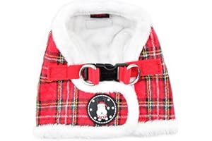 Puppia PAQD-AH1470 BLITZEN HARNESS B, M, karriert rot