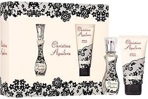‎CHRISTINA AGUILERA Christina Aguilera – Signature Geschenkset 2-teilig; floraler Amber-Duft; schwarzer Johannisbeertee, Pfingstrosen & Amber; exotisches glamouröses 150 ml Duschgel + 30 ml Eau de Parfum für Damen