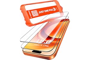 TORRAS Präzise für iPhone 17 Pro für Panzerglas [Full Screen] Exklusive Schutzfolie für iPhone 17 Pro Folie 9H+ glas [Nr.1 Stoßfest], Auto Montage, Kompatibel mit Hülle, 2 Stück