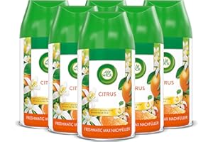 ‎AIR WICK Air Wick Freshmatic Max - Refill Set - Automatic Room Spray - Citrus Room Fragrance - 6 x 250 ml Refills