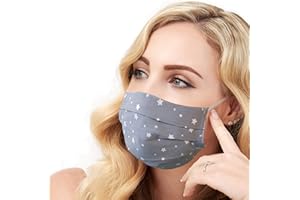 Lilind® Cloth Face Masks, Handmade Comfortable Gift, Breathable Soft Reusable and Washable Covering, 100% Cotton