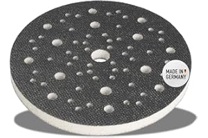 Softauflage 150mm 67-Loch aus Schaum (weich) für MIRKA Abranet, Interface-Pad soft, Buffer Pad für Schleifteller/Polierteller und Klett-Schleifpapier - DFS